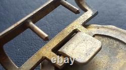 9140? German Navy Kriegsmarine officer parade belt buckle gold WW2 Dolchkoppel