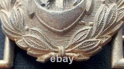 9140? German Navy Kriegsmarine officer parade belt buckle gold WW2 Dolchkoppel