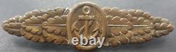9277? German Kriegsmarine Naval Combat Clasp post WW2 1957 pattern maker ST&L