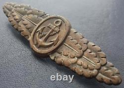 9277? German Kriegsmarine Naval Combat Clasp post WW2 1957 pattern maker ST&L