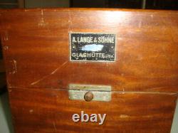 A. LANGE & SOHNE Marine-Chronometer Kaliber 48 Kriegsmarine Glashutte WWII U-Boat