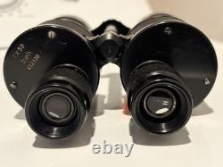 A PAIR OF LEITZ BEH GERMAN WW2 KRIEGSMARINE U-BOAT BINOCULARS 7x50