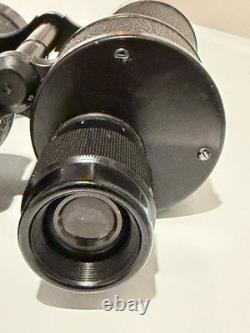 A PAIR OF LEITZ BEH GERMAN WW2 KRIEGSMARINE U-BOAT BINOCULARS 7x50