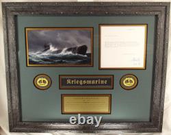 Admiral Karl Donitz German U-boat Commander WW2 Signed End of War Letter Display