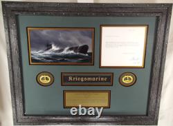 Admiral Karl Donitz German U-boat Commander WW2 Signed End of War Letter Display