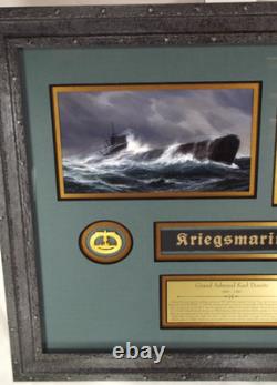 Admiral Karl Donitz German U-boat Commander WW2 Signed End of War Letter Display