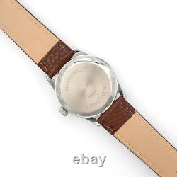 Ailager Kriegsmarine Service Watch WW2 Style Silver Dial Dual Quartz Movement