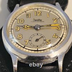 Antique Men's Watch ZentRa DH Uhr German Kriegsmarine Militär WW2'39 VERY RARE