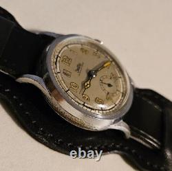 Antique Men's Watch ZentRa DH Uhr German Kriegsmarine Militär WW2'39 VERY RARE