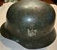 Authentic German WW2 Helmet, H35 Heer Kriegsmarine with 2 Decals