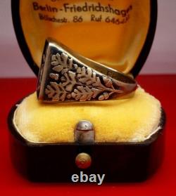 Authentic WW2 German 1942 Navy Kriegsmarine U-boat war convoy Wolfpack Ring