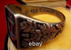 Authentic WW2 German 1942 Navy Kriegsmarine U-boat war convoy Wolfpack Ring