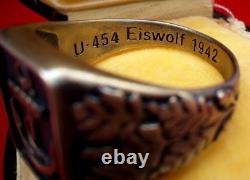 Authentic WW2 German 1942 Navy Kriegsmarine U-boat war convoy Wolfpack Ring