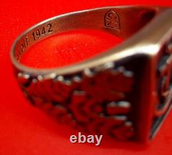 Authentic WW2 German 1942 Navy Kriegsmarine U-boat war convoy Wolfpack Ring