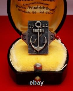 Authentic WW2 German 1944 Navy Kriegsmarine U-boat war convoy Wolfpack Ring