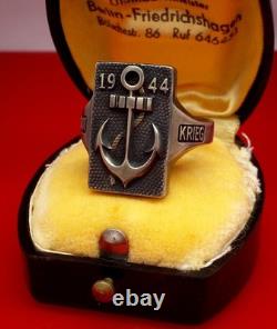 Authentic WW2 German 1944 Navy Kriegsmarine U-boat war convoy Wolfpack Ring
