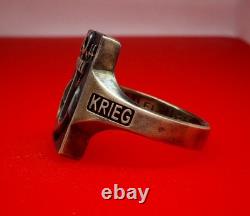 Authentic WW2 German 1944 Navy Kriegsmarine U-boat war convoy Wolfpack Ring
