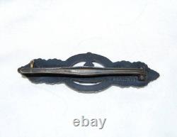 Authenticated WW2 German U-Boat Clasp in Bronze Marked Entwurf Peekhaus Schwerin