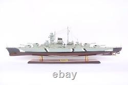 BISMARCK BATTLE SHIP 100cm (39.3) WOODEN MODEL SHIP High quality