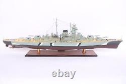 BISMARCK BATTLE SHIP 100cm (39.3) WOODEN MODEL SHIP High quality