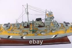 BISMARCK BATTLE SHIP 100cm (39.3) WOODEN MODEL SHIP High quality