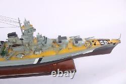 BISMARCK BATTLE SHIP 100cm (39.3) WOODEN MODEL SHIP High quality