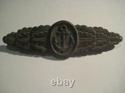 Close combat clasp of german navy WW II bronce rare award from Kriegsmarine