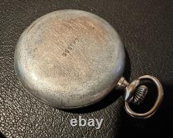 Cortebert K. M German Navy Kriegs Marine WW2 Pocket Watch 1940s 50 mm