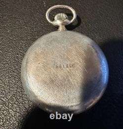 Cortebert K. M German Navy Kriegs Marine WW2 Pocket Watch 1940s 50 mm