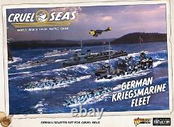 Cruel Seas German Kriegsmarine Fleet 1300 WWII Naval Military Wargaming Plastic