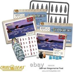 Cruel Seas German Kriegsmarine Fleet 1300 WWII Naval Military Wargaming Plastic