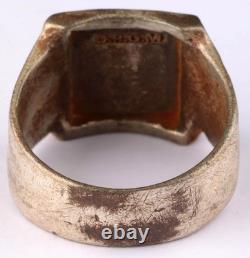 Devil with fire U-boat WW2 German ring U57 naval submarine U-Boot Kriegsmarine