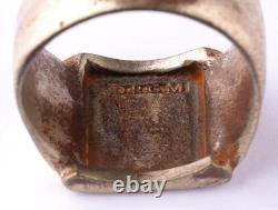 Devil with fire U-boat WW2 German ring U57 naval submarine U-Boot Kriegsmarine