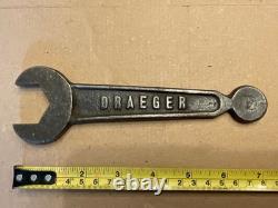 Draeger Spanner Ww2 Kriegsmarine Combat Diver Helmet Wrench German Navy Vintage
