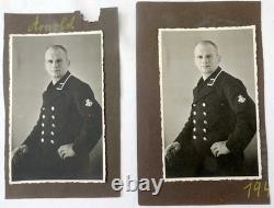 Drittes Reich 13 Orig. Photographs of German Naval Officers Kriegsmarine, 1940's