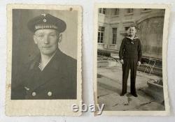 Drittes Reich 13 Orig. Photographs of German Naval Officers Kriegsmarine, 1940's