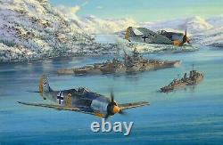 Eismeer Patrol by Anthony Saunders signed by WWII Tirpitz and Luftwaffe Veterans