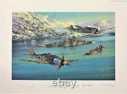 Eismeer Patrol by Anthony Saunders signed by WWII Tirpitz and Luftwaffe Veterans