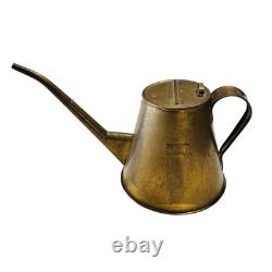 GERMAN KRIEGSMARINE 137 BRASS WATER PITCHER/ OILER WWII GERMAN NAVY Smudge Pot