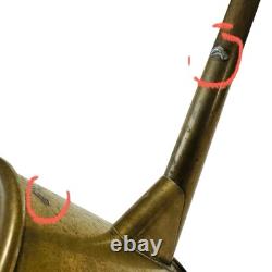 GERMAN KRIEGSMARINE 137 BRASS WATER PITCHER/ OILER WWII GERMAN NAVY Smudge Pot