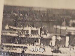 GERMAN Kriegsmarine Navy FLEET at Anchor Original Rare Photo WW1 Scapa Flow