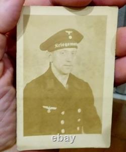GERMAN WW2 Kriegsmarine Navy photos, post card, 2 insignia. Originals. 10 items