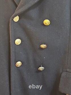 GERMAN WW2 Kriegsmarine Officer Wool Overcoat