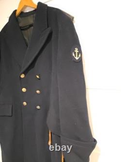 GERMAN WW2 Kriegsmarine Officer Wool Overcoat L Size