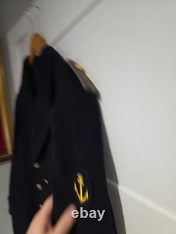 GERMAN WW2 Kriegsmarine Officer Wool Overcoat L Size