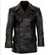German Black U Boat Deck WW2 Kriegsmarine Coat Men's Leather Jacket