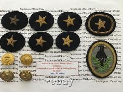 German Bundeswehr Navy Kriegsmarine Patches & Buttons Sniper Patch Gold WWII