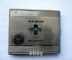 German Cigarette Case Uboot. WW2 Submarine. Kriegsmarine U-172 10. U-Flottille