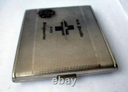 German Cigarette Case Uboot. WW2 Submarine. Kriegsmarine U-172 10. U-Flottille