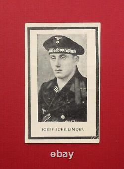 German Death Card Kriegsmarine U-Boat Many Medals KIA 1942 North Atlantic U-520